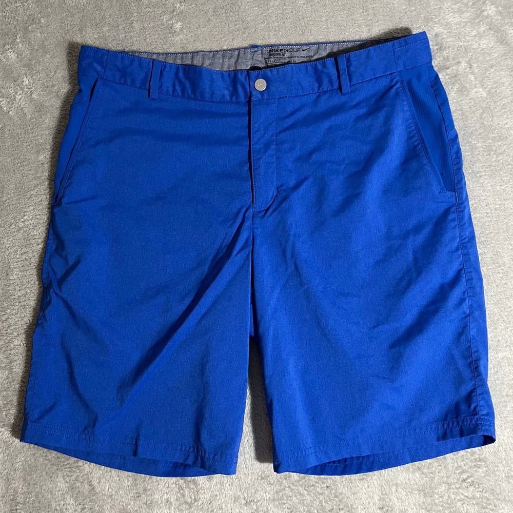 Nike Golf Dri-FIT Modern Fit Shorts Men's 36 Blue Lightweight Activewear